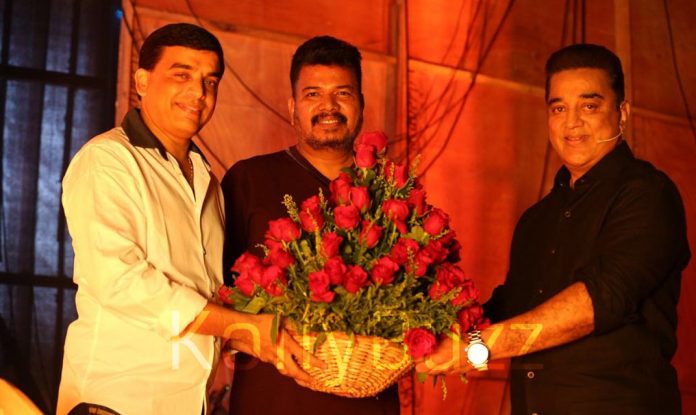 Kamal Haasan, Shankar and Dil Raju for Indian 2
