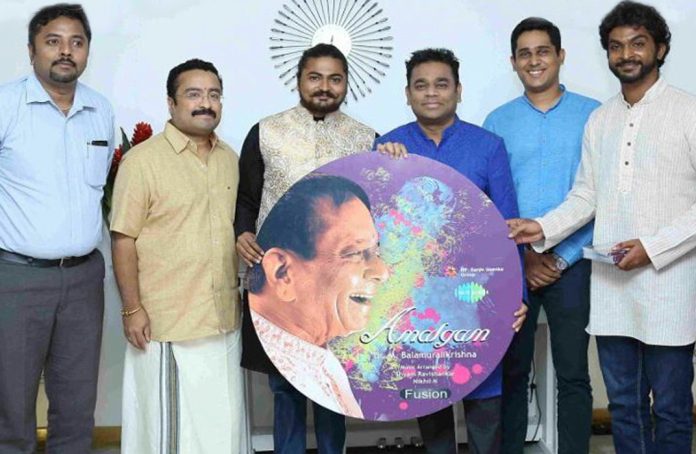AR Rahman Launches Dr M Balamuralikrishna Fusion Album